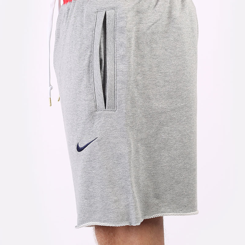 мужские серые шорты  Nike Team 31 Courtside NBA Shorts DB1785-063 - цена, описание, фото 4